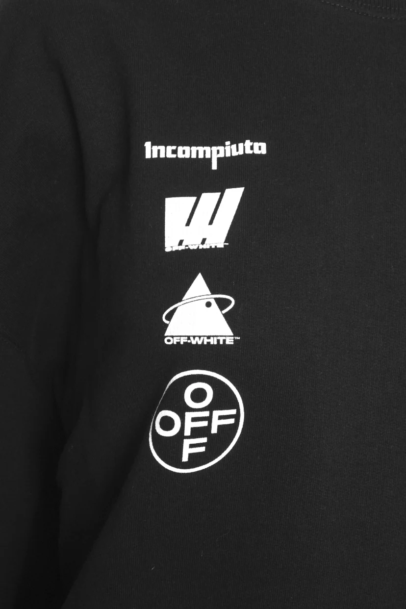 Off White Size L Diag Mariana De Silva Crewneck Sweatshirt - Image 4