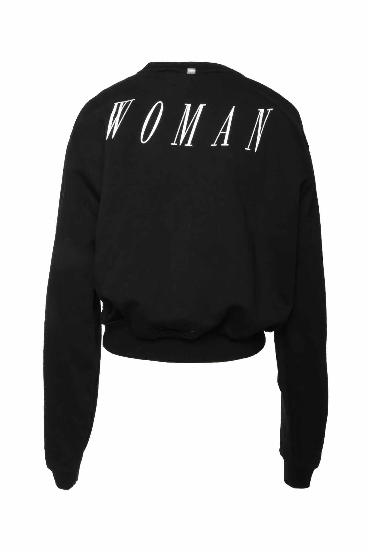 Off White Size M Logo Print Crop Sweatshirt - Image 2