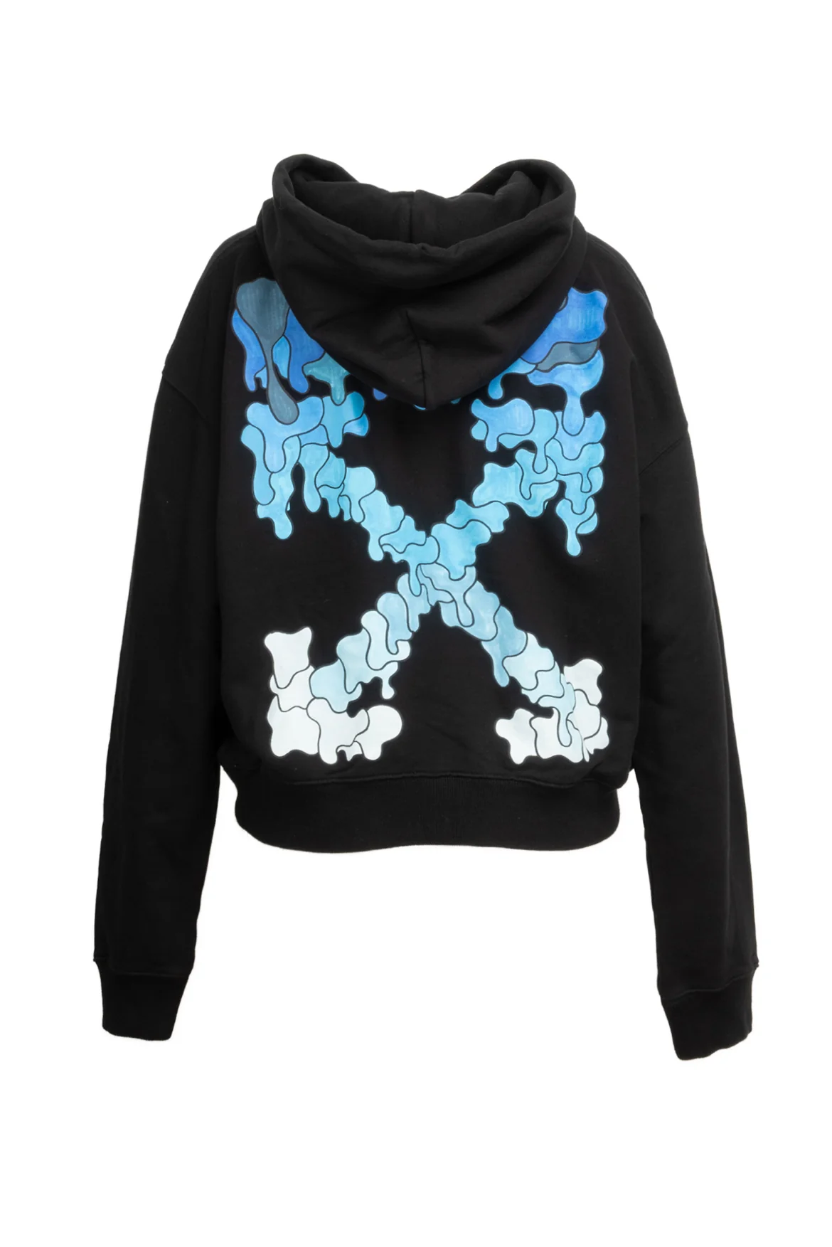 OFF-WHITE Size M Men's Blue Marker Over Hoodie - Image 2
