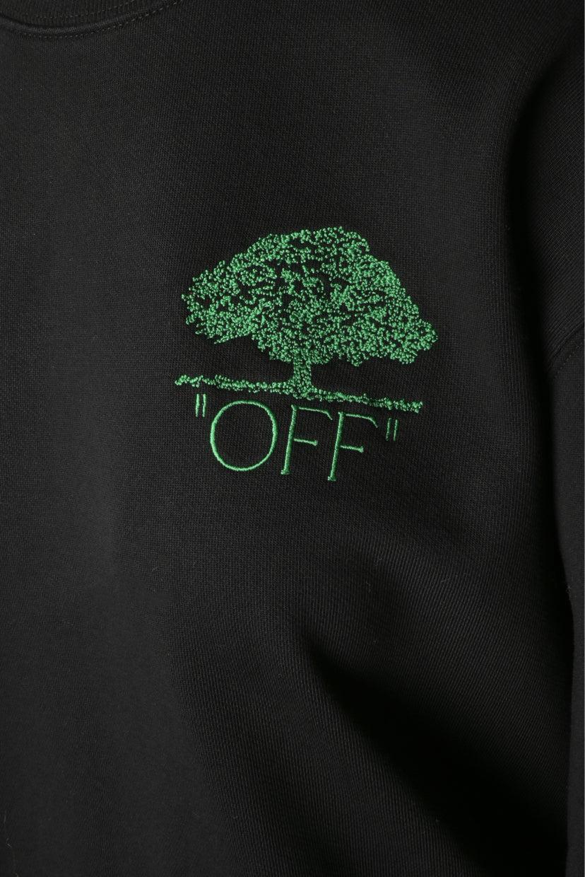 Off White Size M Off Tree Long Crewneck Dress - Image 3