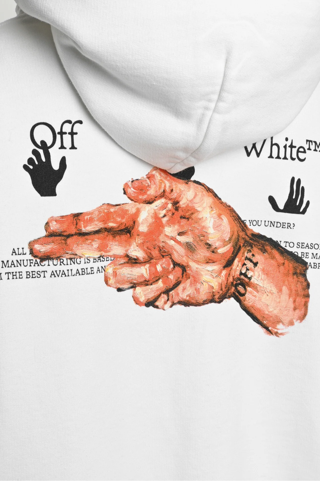 Off White Size M Pascal Over Sweatshirt - Image 3
