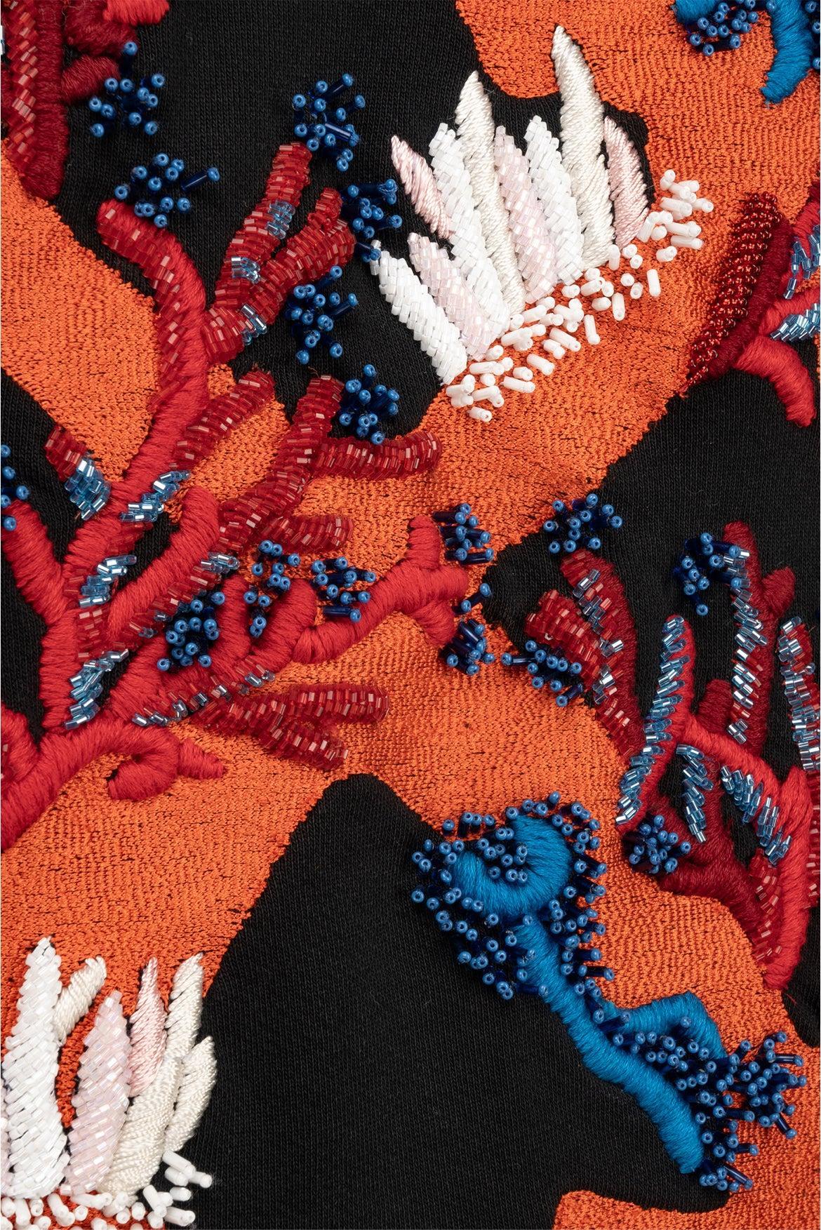 Off White Size S Beaded Embriodered Logo Sweatshirt - Image 3