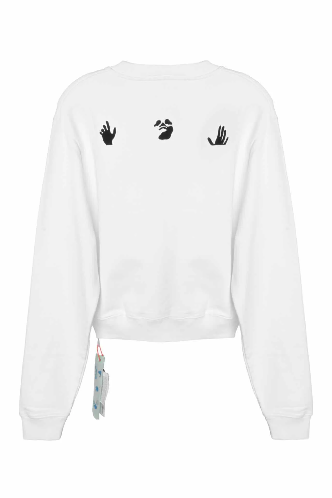 Off White Size S Boyfriends Cropped Sweatshirt - Image 2