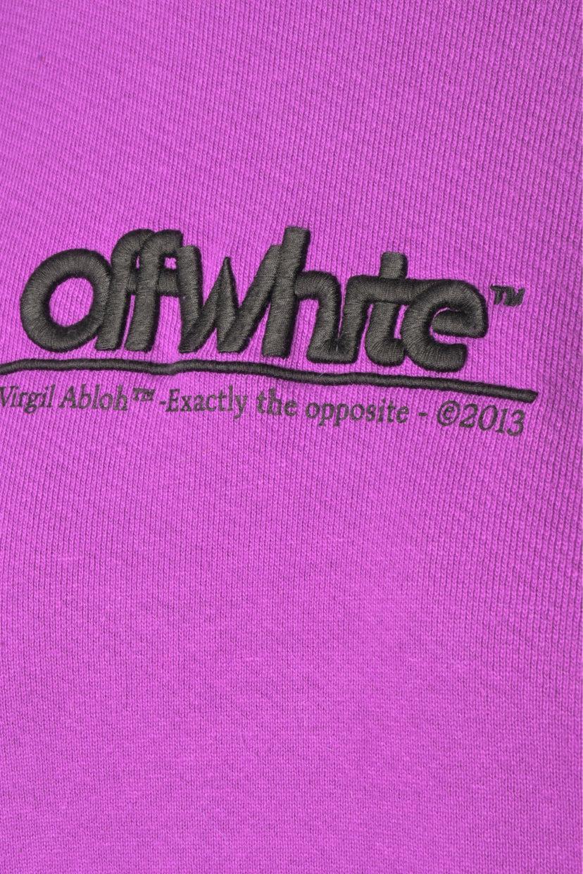 Off White Size S Embroidered Logo Crewneck Sweatshirt - Image 3