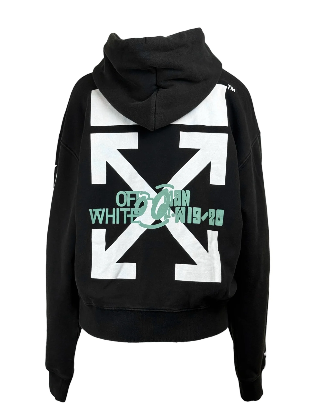 OFF-WHITE Size S Men's Diagonal Waterfall Hoodie - Image 2