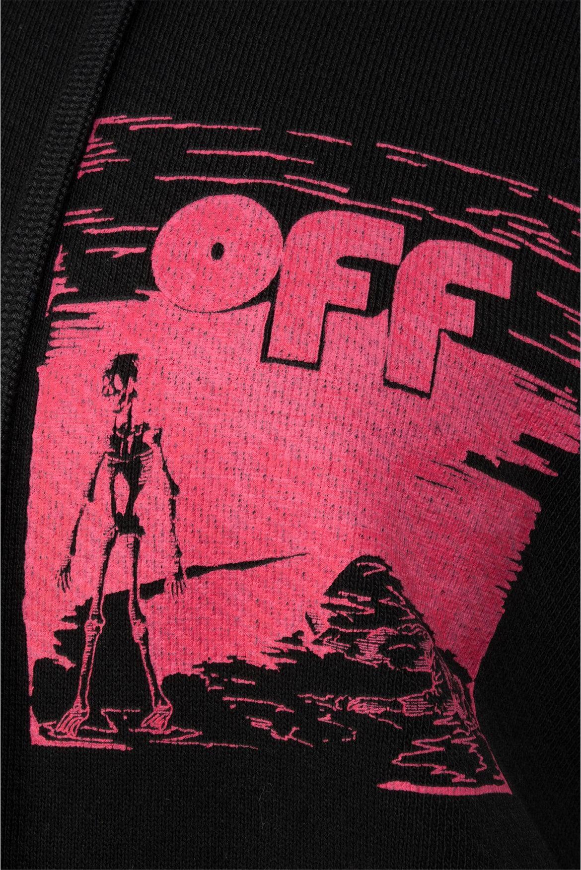 Off White Size S Skull Double Sleeve Hoodie - Image 3