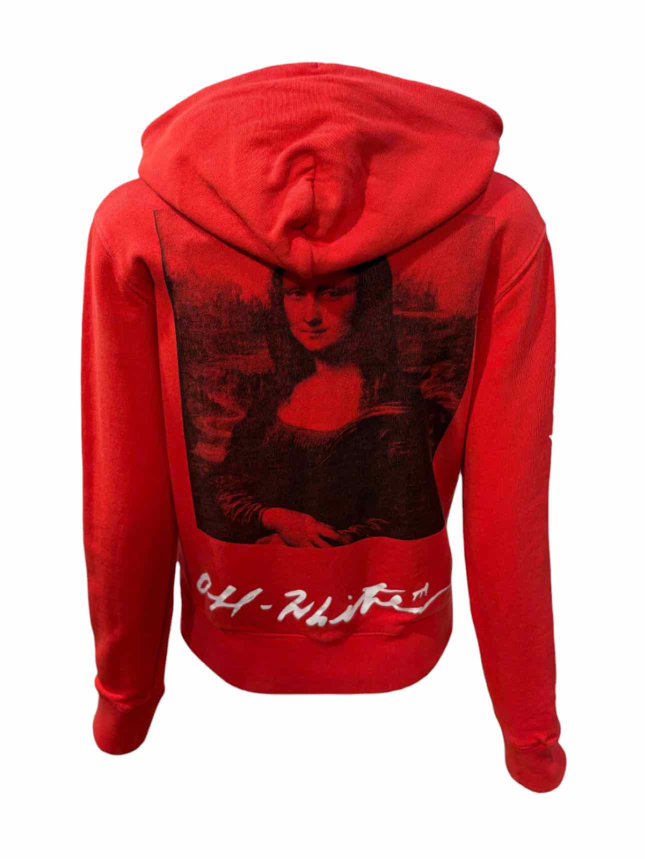 Off-White Size XXS Mona Lisa Graphic Hooded Sweatshirt - Image 2