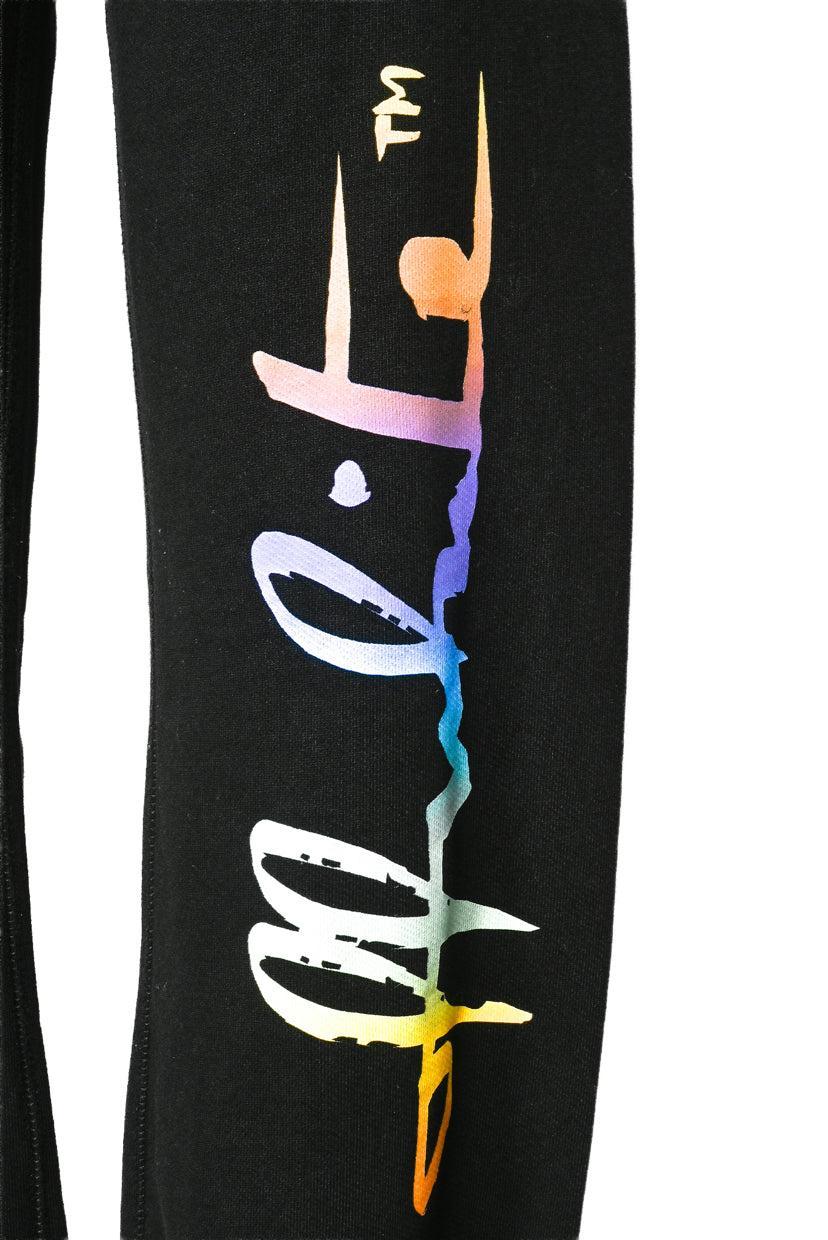 Off White Size XXS Rainbow Logo Sweatpants - Image 3