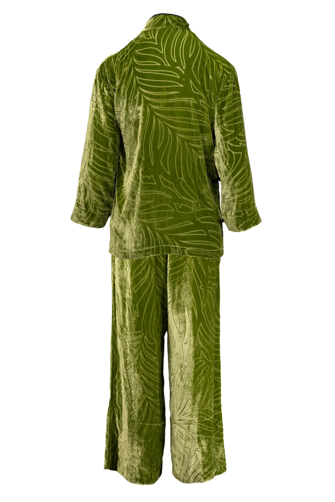 Olivia Von Halle Size S Harlow Odda Velvet Devore P.J. Set - Image 2