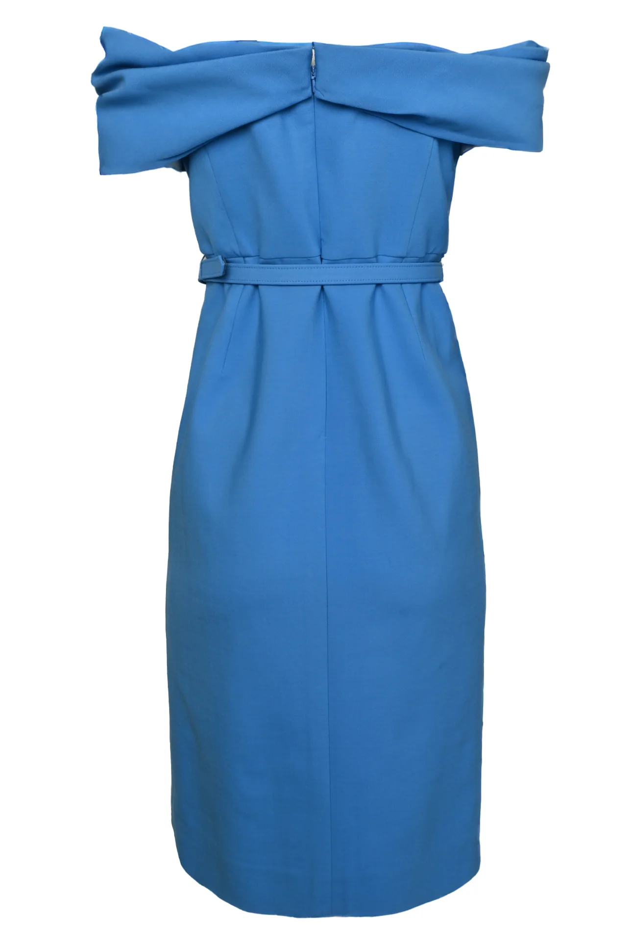Oscar De La Renta Size 14 Off-The-Shoulder Midi Dress - Image 2