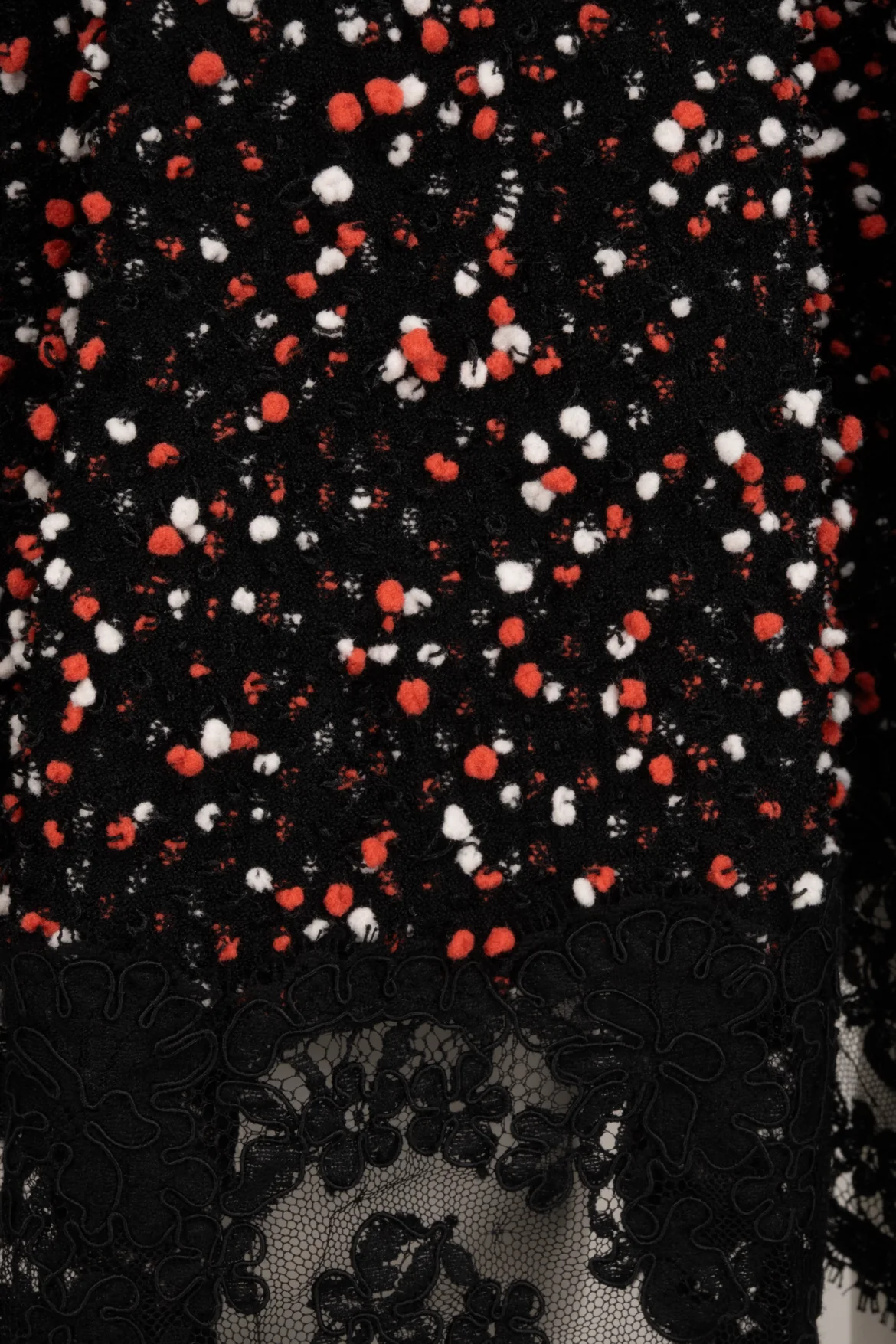 Oscar De La Renta Size 2 2017 Boucle Pompom Tank Dress - Image 3