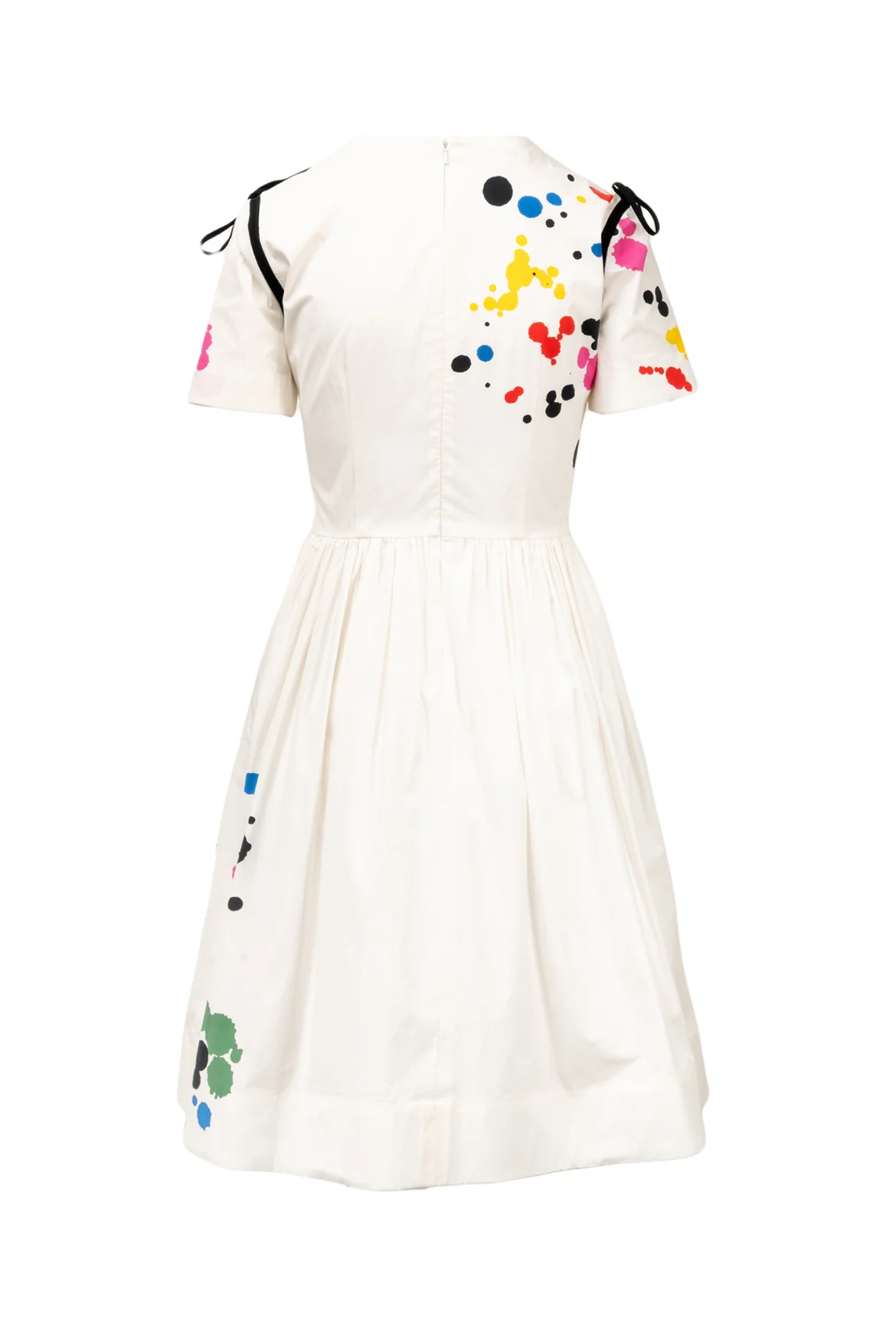 Oscar De La Renta Size 4 Paint Splatter Dress - Image 2
