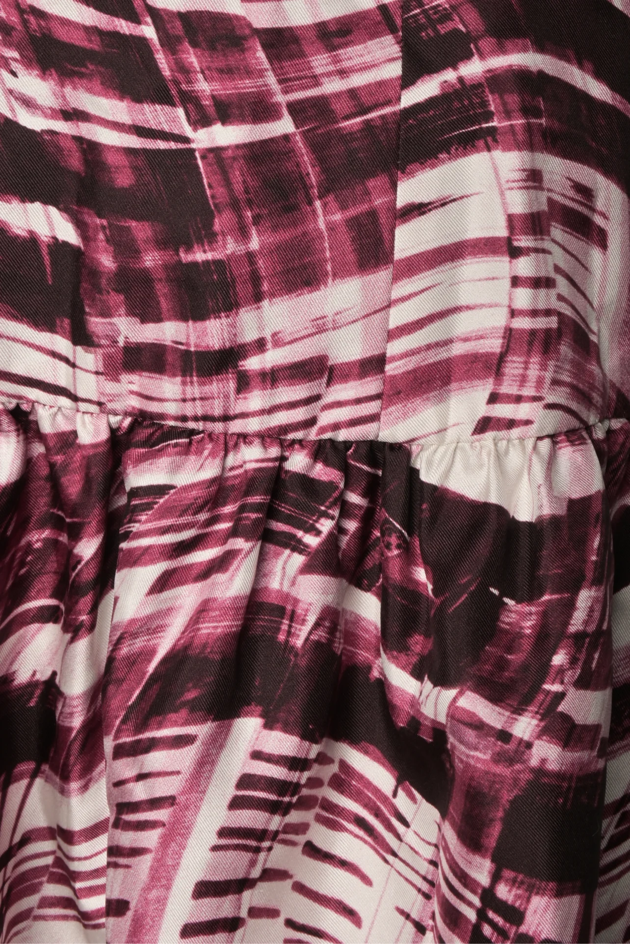 Oscar De La Renta Size 8 Silk Ruched Mini Skirt - Image 3