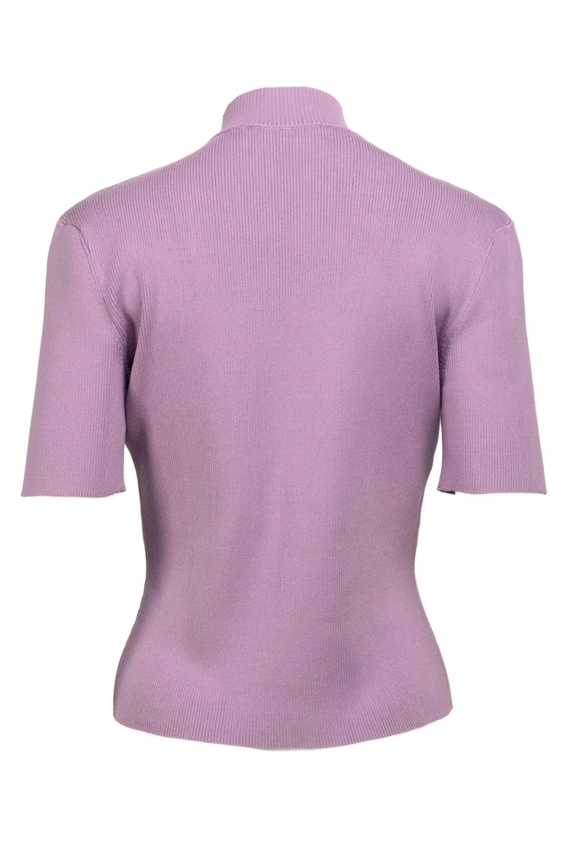 Oscar De La Renta Size XL Ribbed Knit Stretch-Silk Tops - Image 2