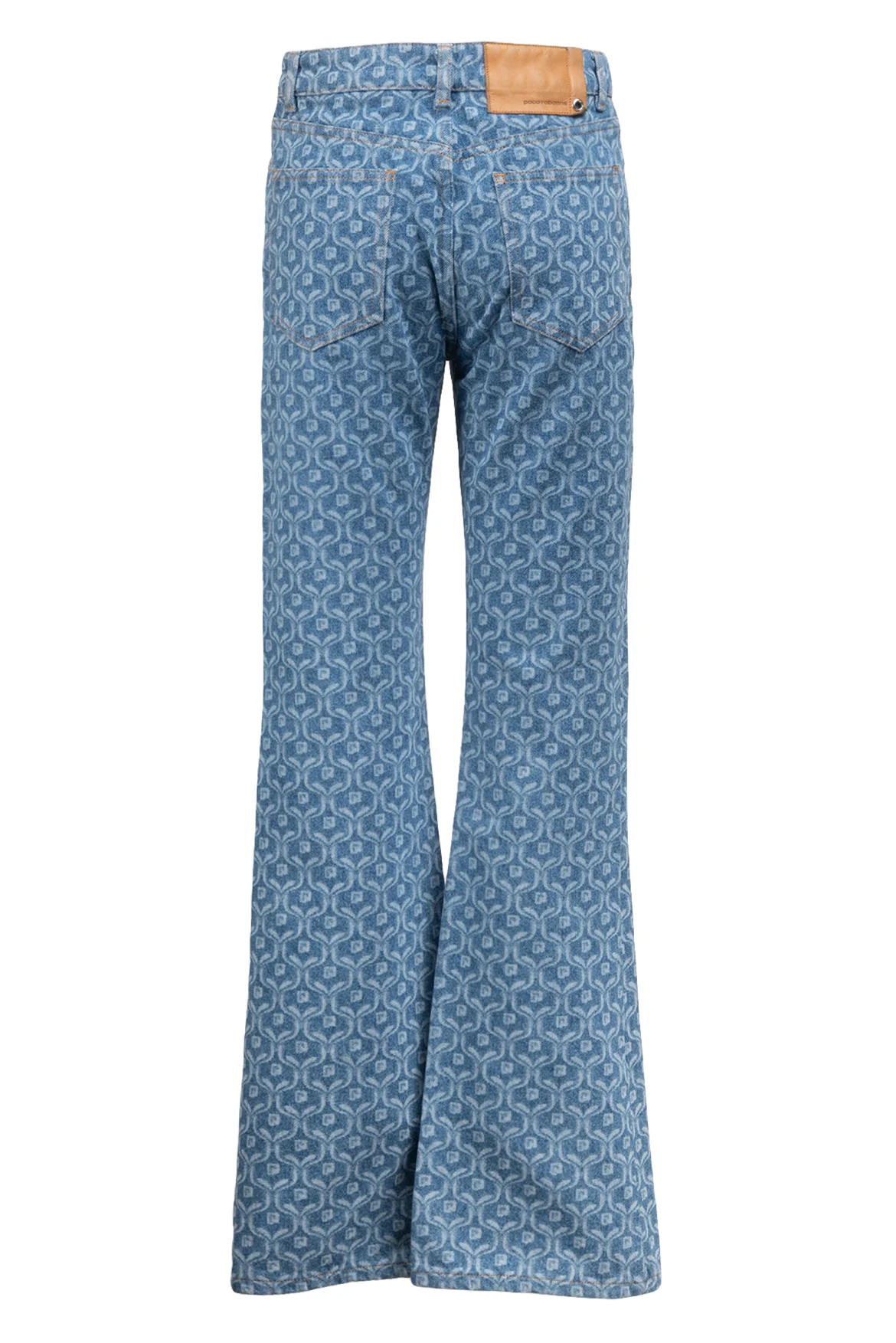 Paco Rabanne Size 36 Blue Motif Jeans - Image 2