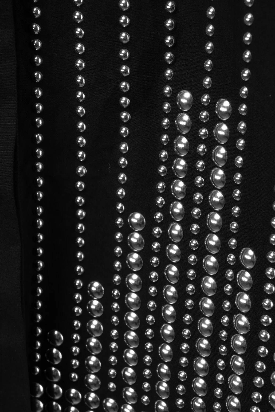 Paco Rabanne Size 42 Studded Shirt Dress - Image 3