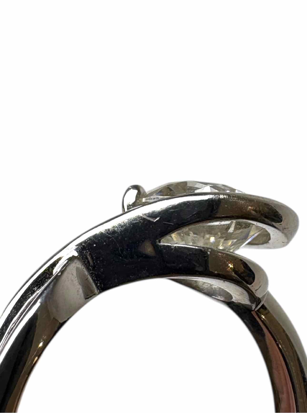 Pandora Size 5 14K Gold Ring with 2CT Lab Grown Diamond. - Image 4