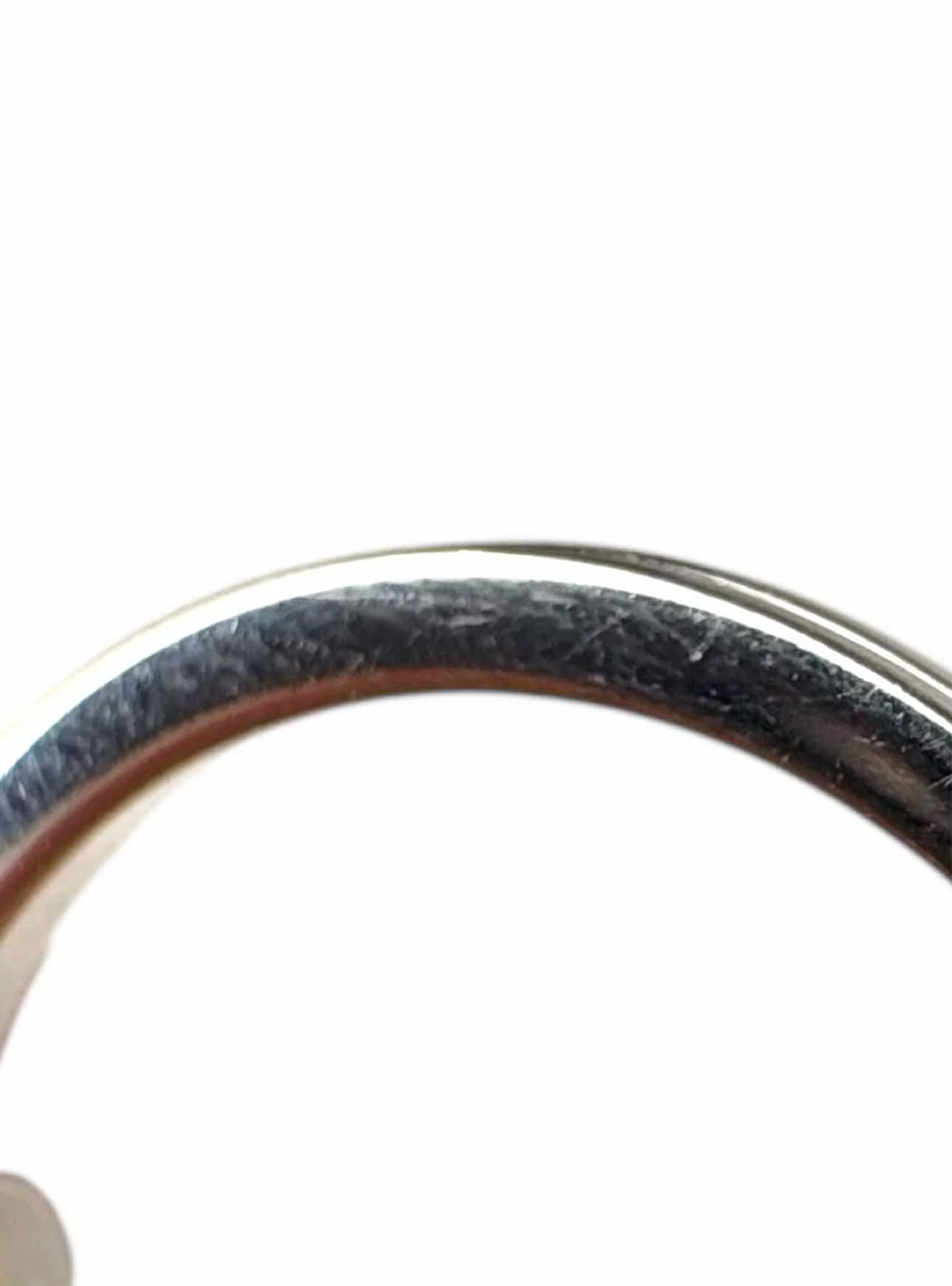 Pandora Size 6 14 K White Gold Ring with 0.50CT Lab Grown Diamond. - Image 6