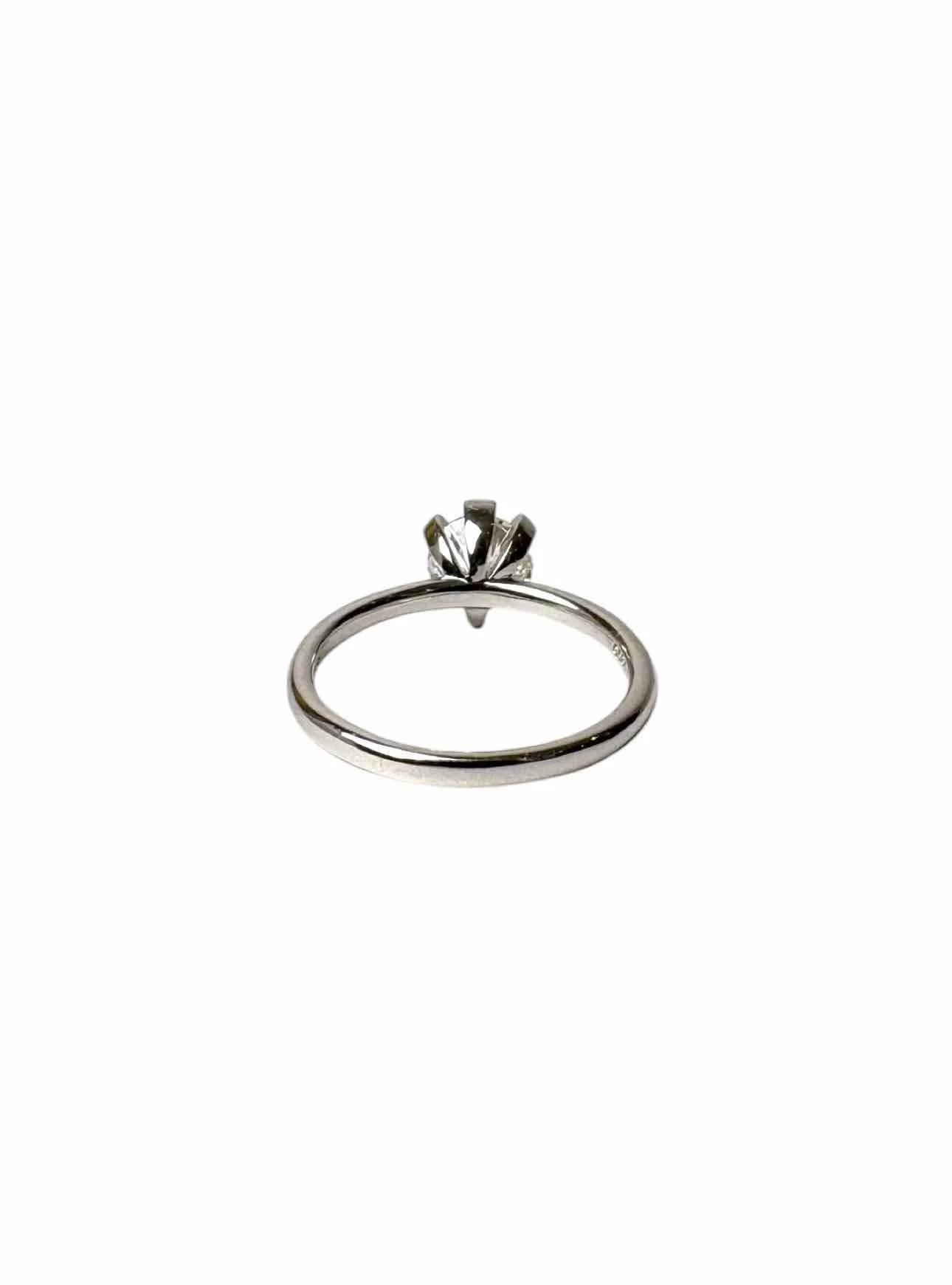 Pandora Size 6.25 14K White Gold Ring with 1CT Lab Grown Diamond. - Image 2