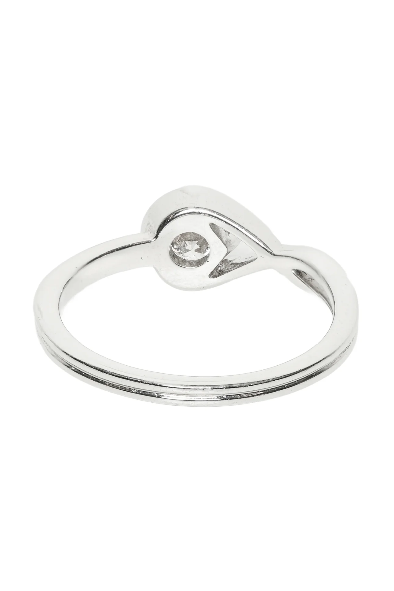 Pandora Size 7 14K White Gold 0.50ct Lab Grown Diamond Ring - Image 2