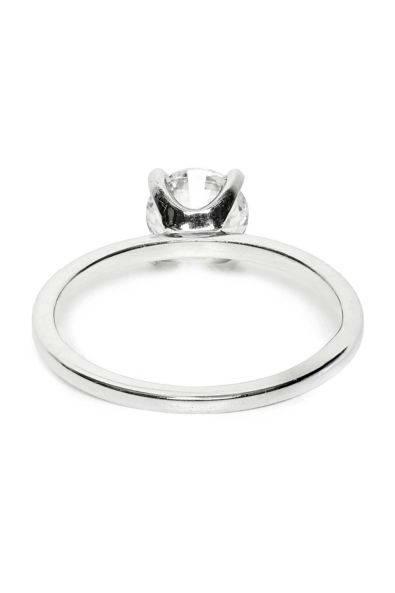 Pandora Size 7 14k White Gold 1ct Lab Grown Diamond Ring - Image 2