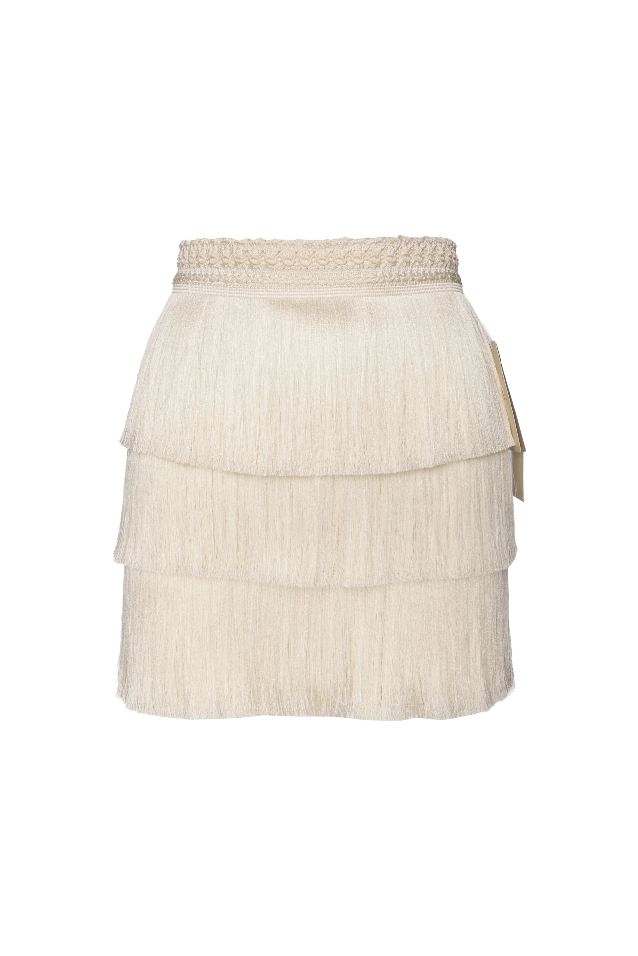 PatBo Camila Coelho Size 2 Amethyst Fringe Skirt