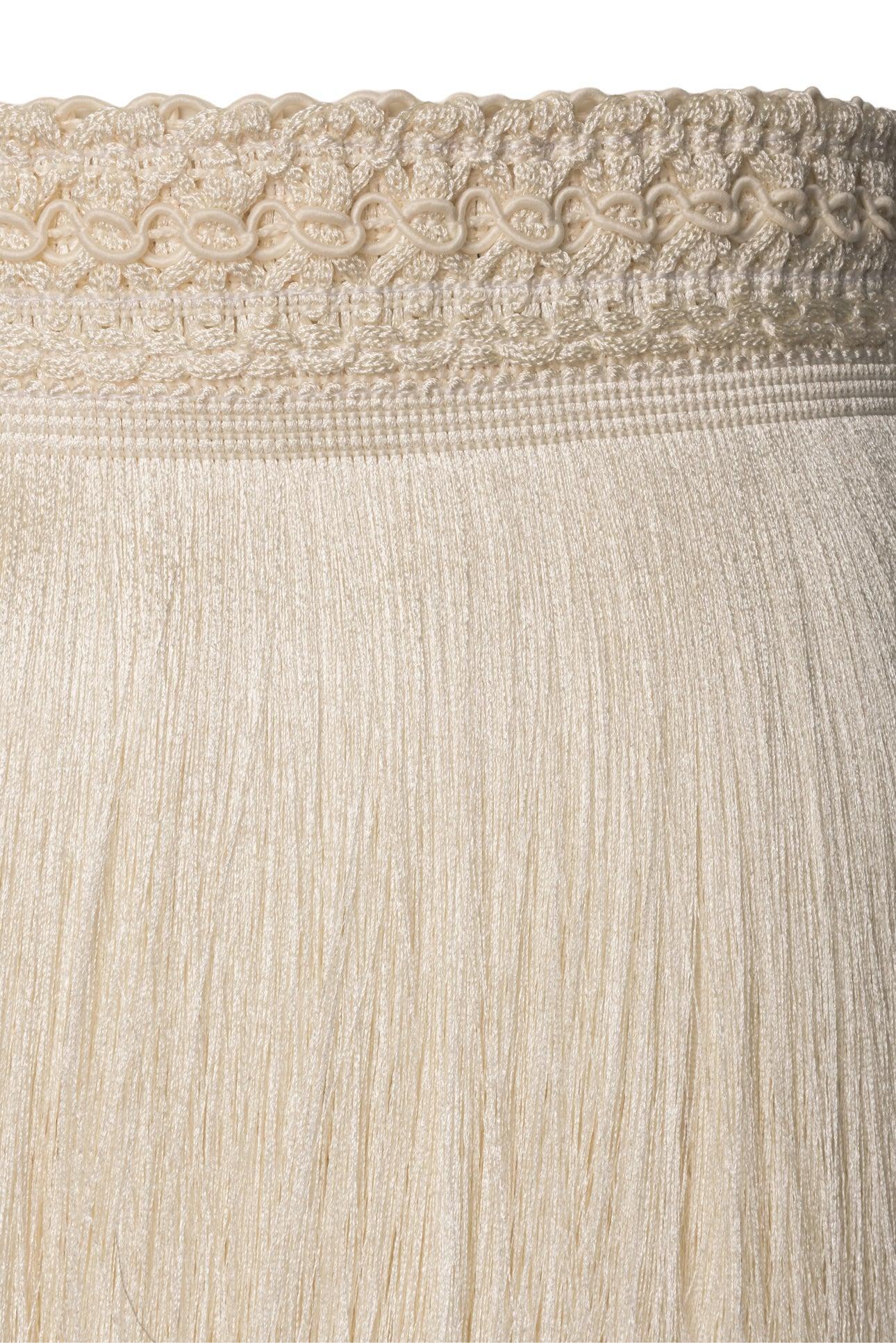 PatBo Camila Coelho Size 2 Amethyst Fringe Skirt - Image 3