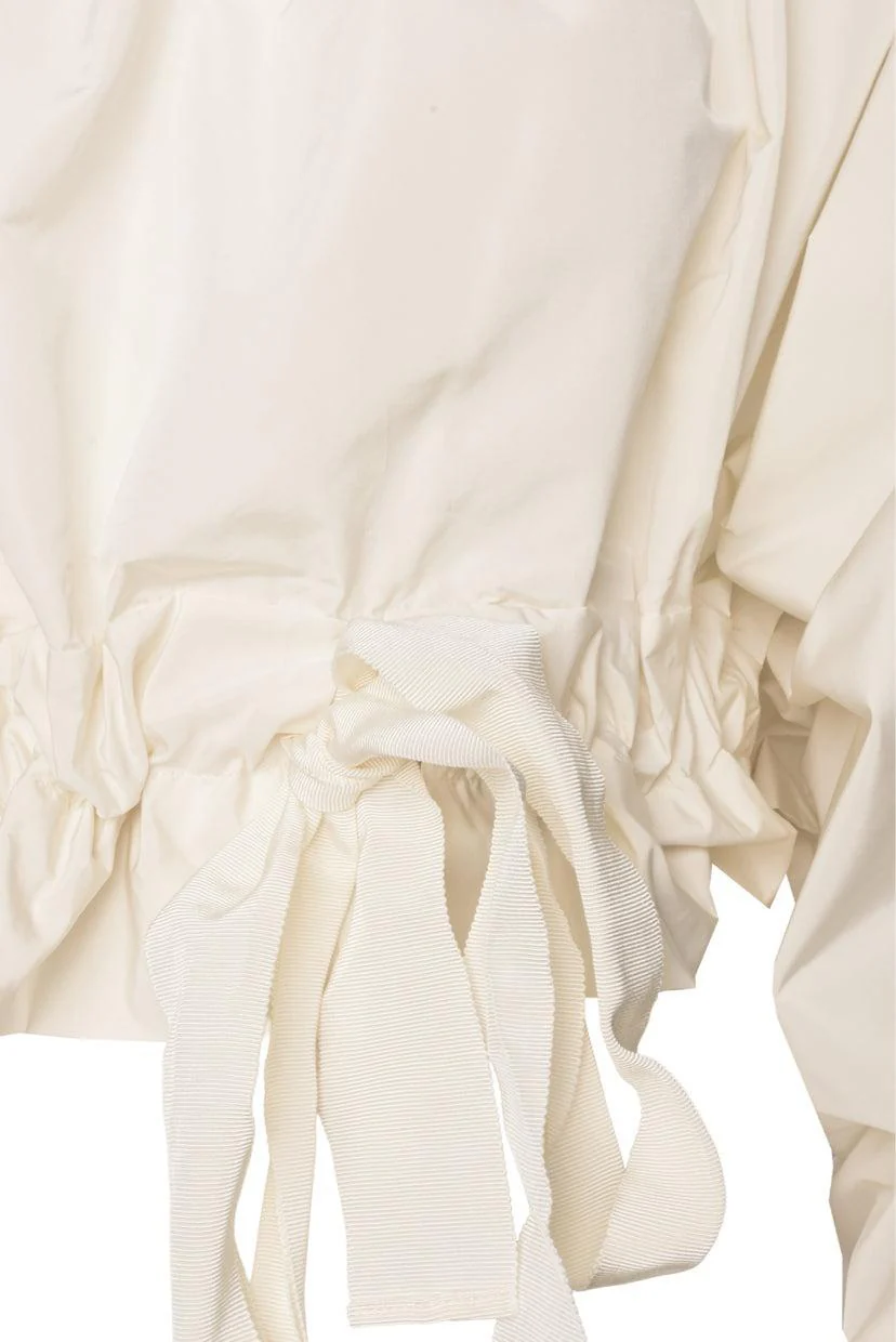 Patou Size 36 Grosgrain Puff Sleeve Tops - Image 3