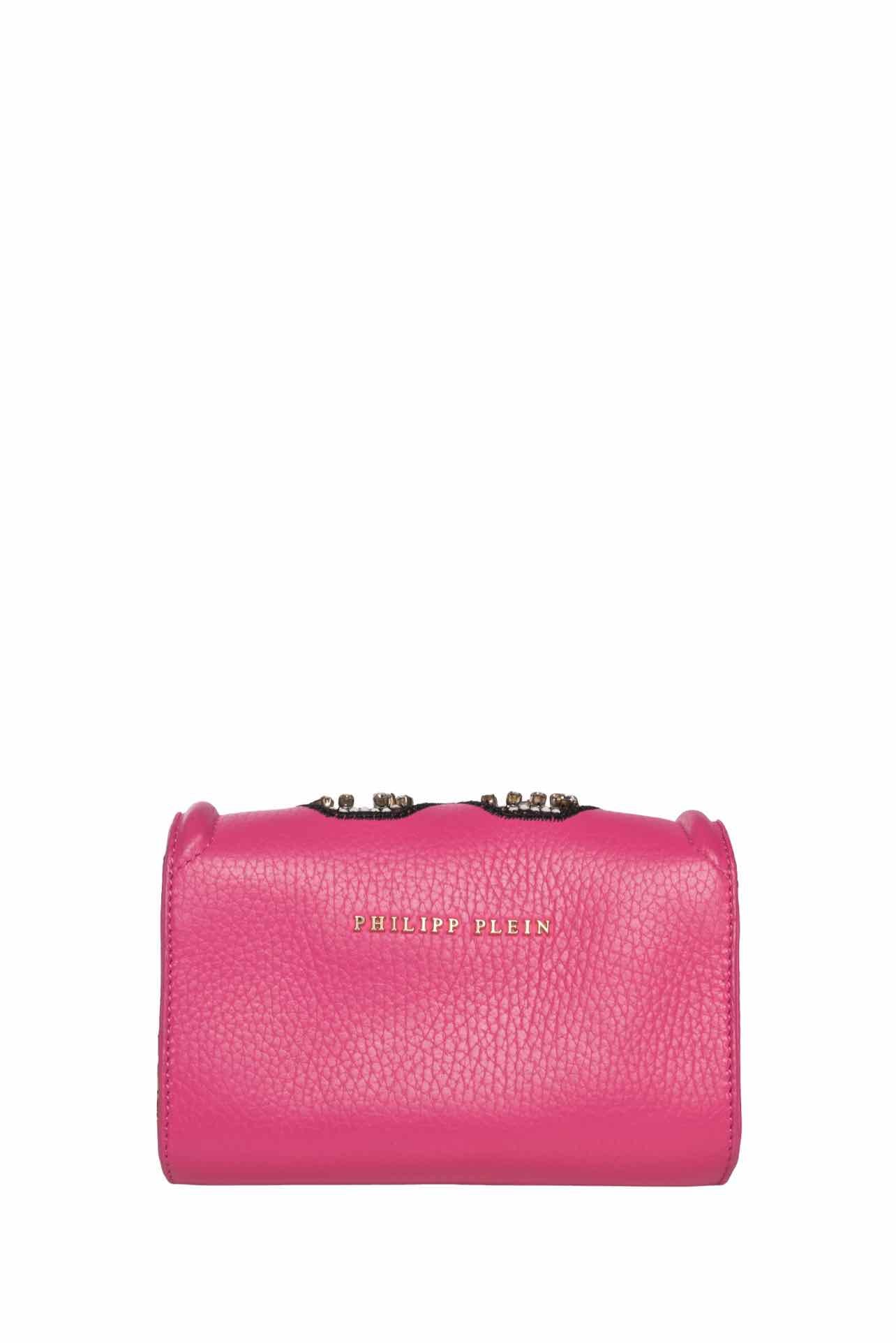 Philipp Plein Crystal Embellished Heart Crossbody - Image 4