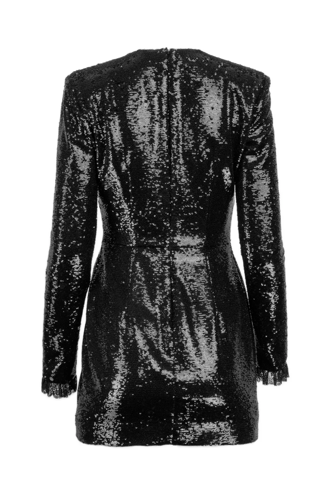 Philosophy Di Lorenzo Serafini Size 4 Sequin & Lace Mini Dress - Image 2