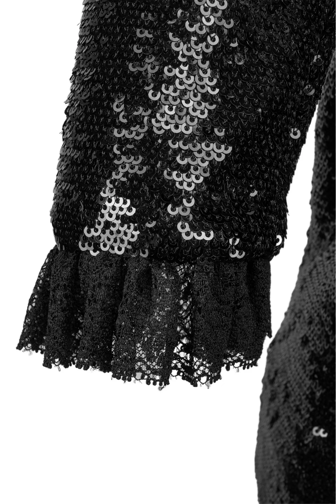 Philosophy Di Lorenzo Serafini Size 4 Sequin & Lace Mini Dress - Image 3