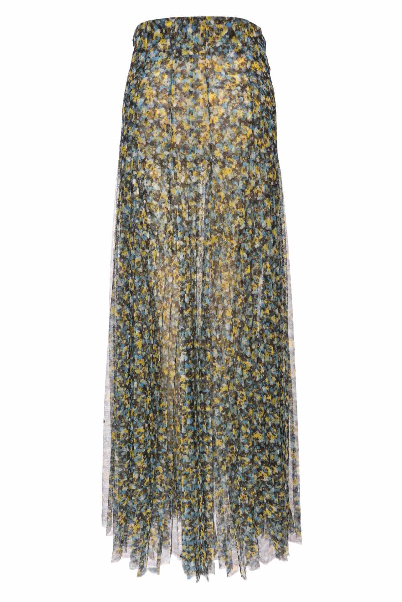 Philosophy Di Lorenzo Serafini Size 6 Floral Tulle Pleated Skirt - Image 2