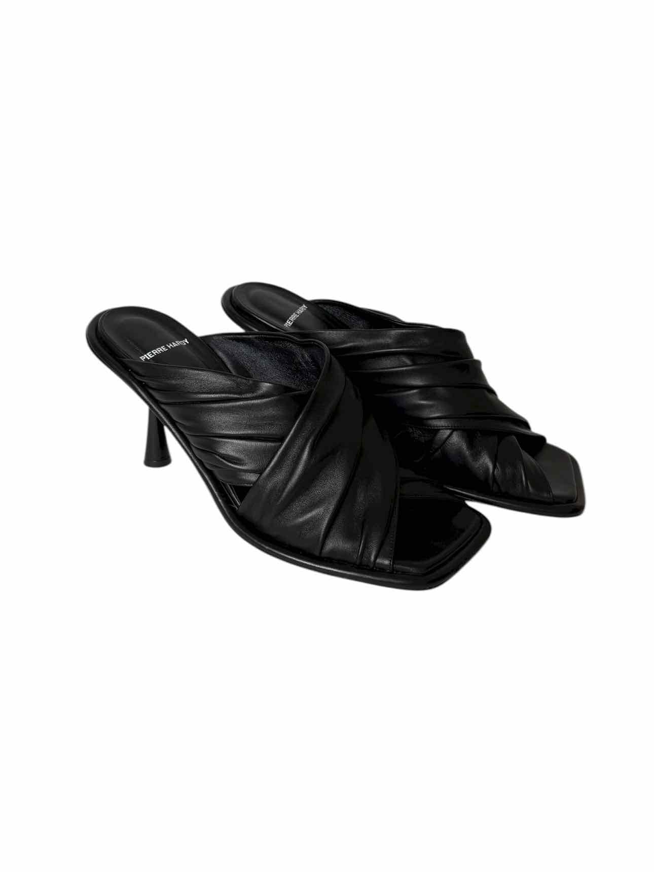 Pierre Hardy Size 40 Leather Square Toe  Sandals - Image 2
