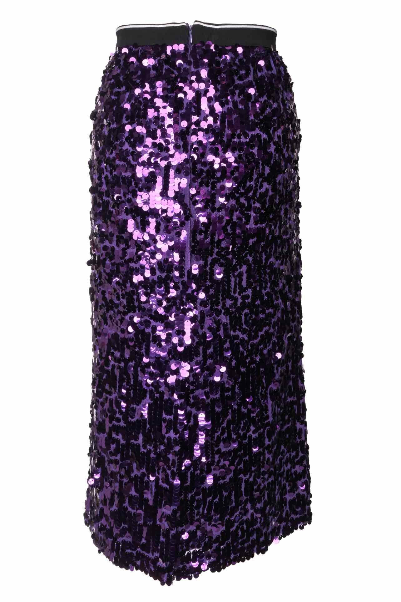Plan C Size 10 Sequined Midi Skirt - Image 2