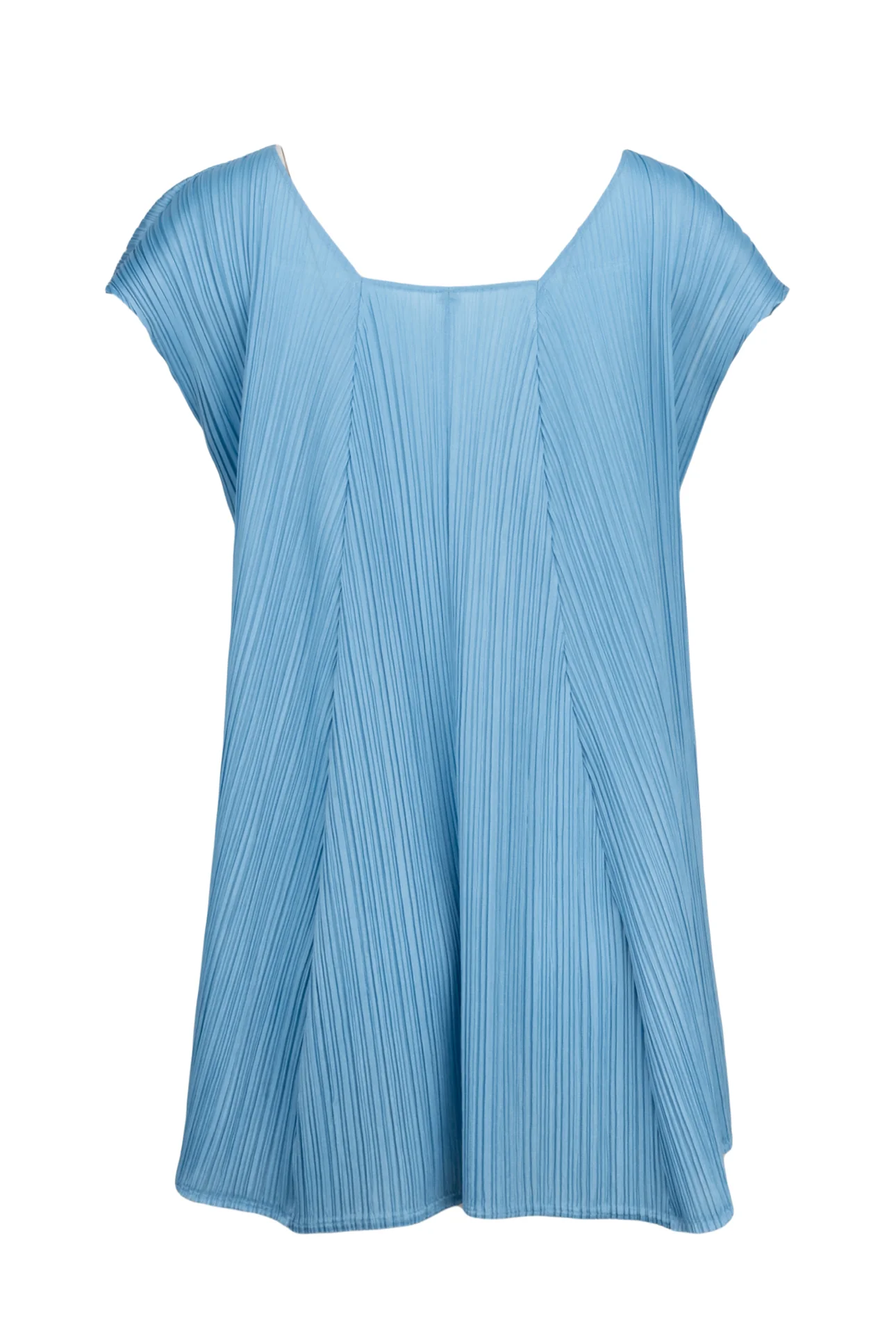Pleats Please Size 3 Sleeveless Pleated Mini Dress - Image 2