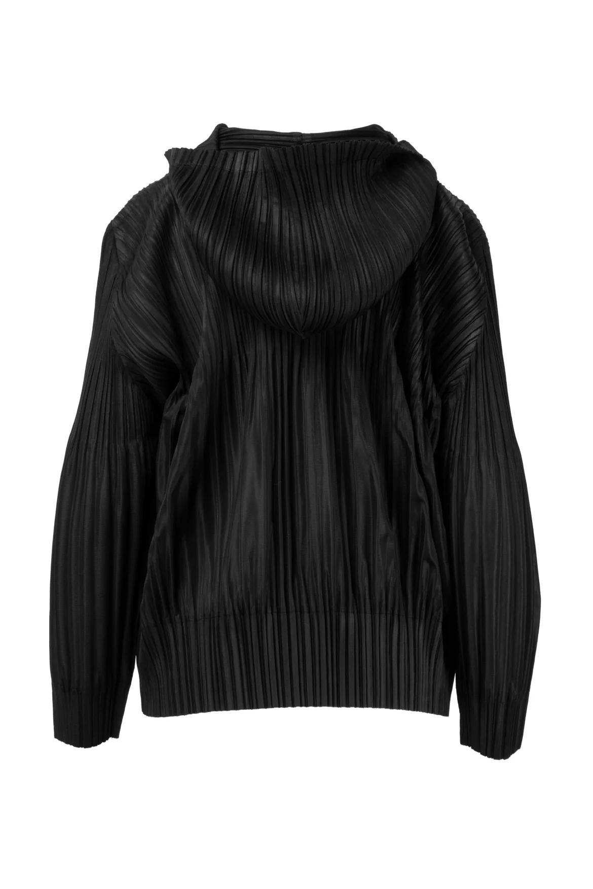 Pleats Please Size 4 Fluffy Basics Hooded Jacket - Image 2