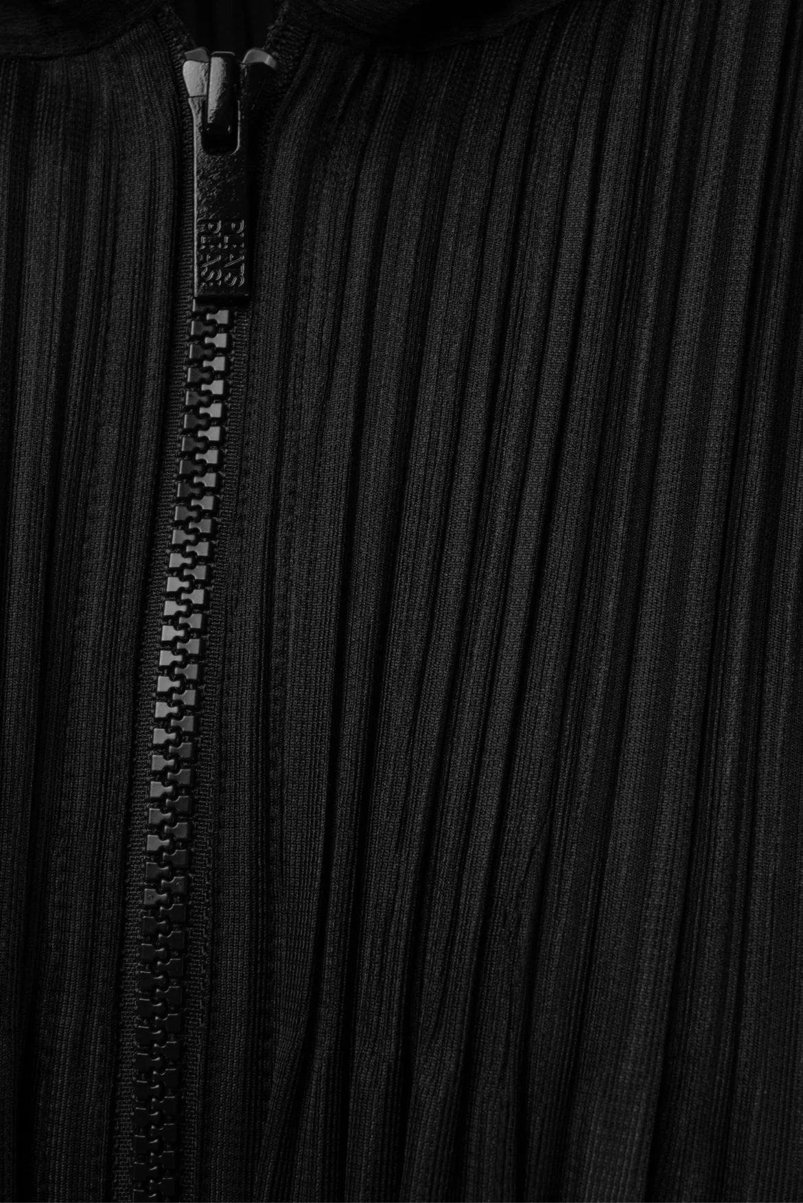 Pleats Please Size 4 Fluffy Basics Hooded Jacket - Image 3