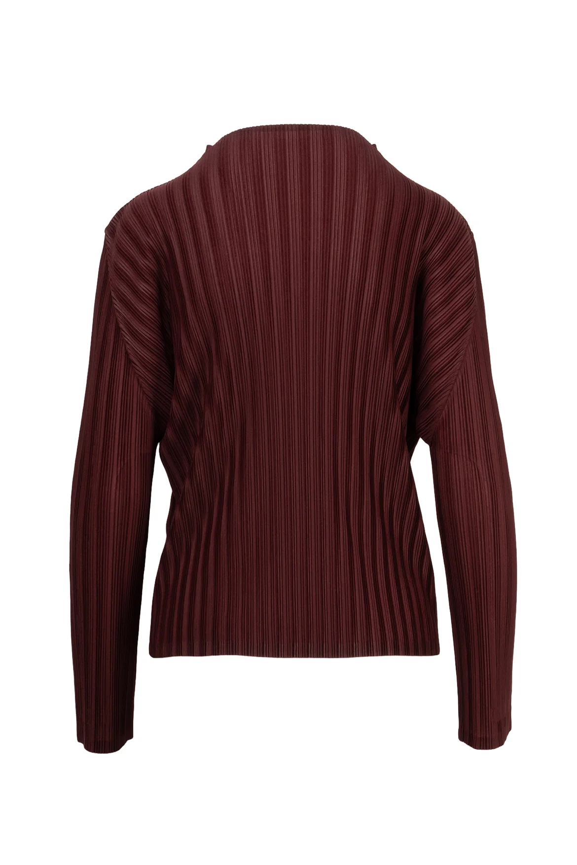 Pleats Please Size 5 Pleated Mock Neck Tops - Image 3