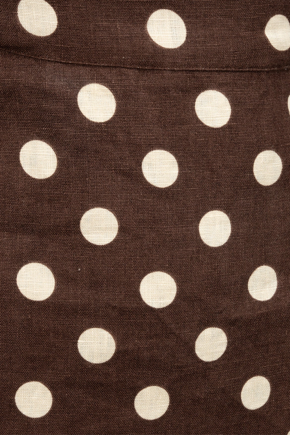 POSSE Size S Linen Polka Dot Dress - Image 3
