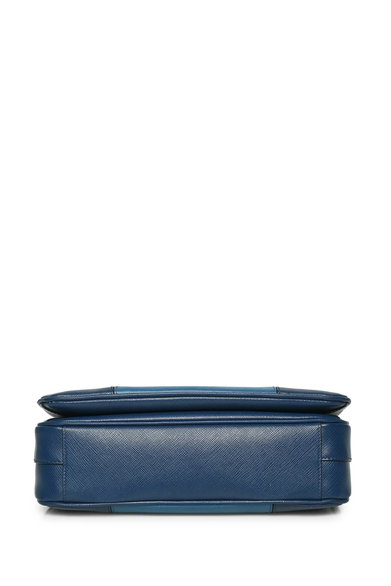 Prada 2015 Bicolor Saffiano Sound Lock Top Handle Satchel - Image 4