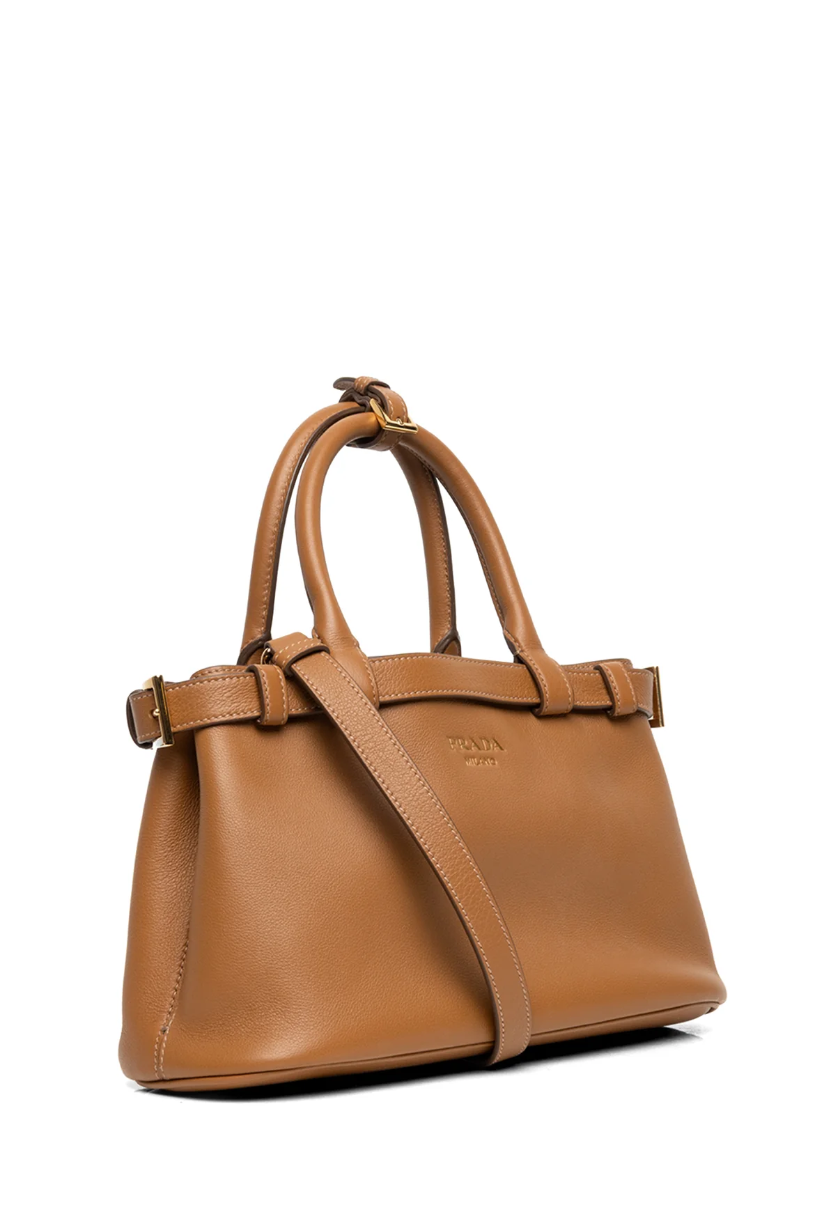Prada 2024 Buckle Small Leather Bag - Image 2