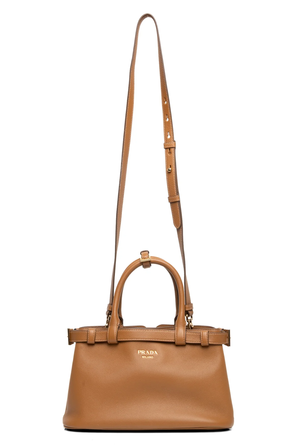 Prada 2024 Buckle Small Leather Bag - Image 5