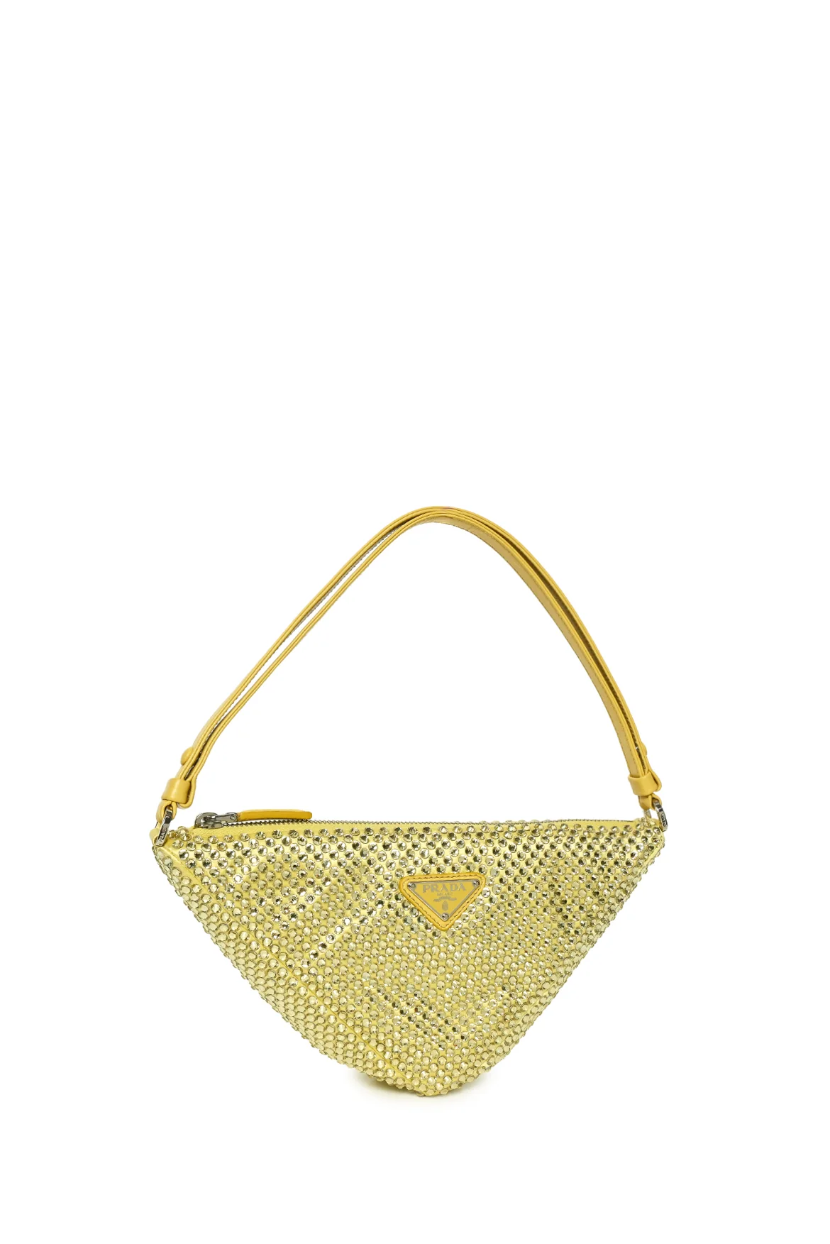 Prada Crystal Studded Satin Pouch - Image 2