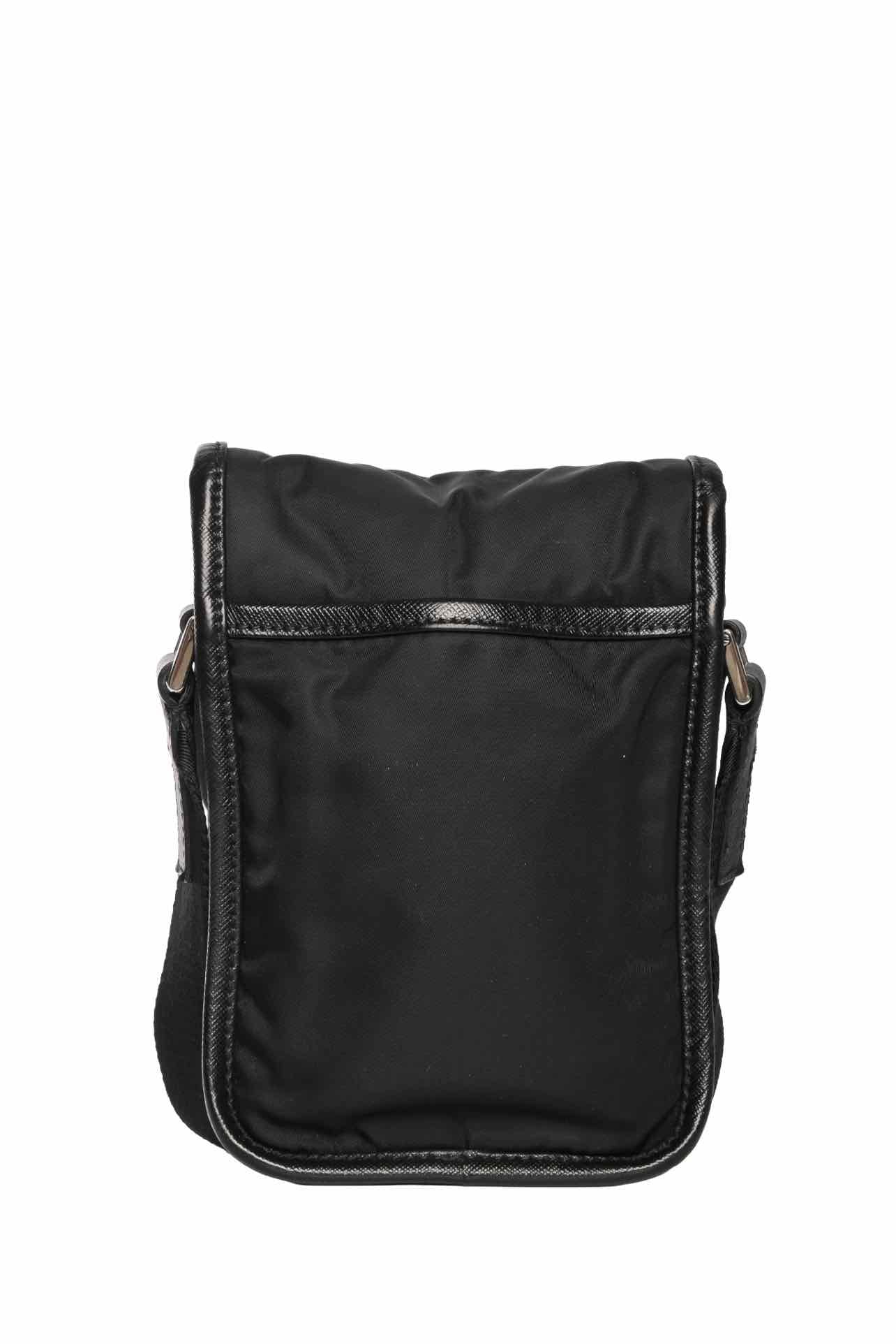 Prada Logo Plaque Buckle Crossbody - Image 3
