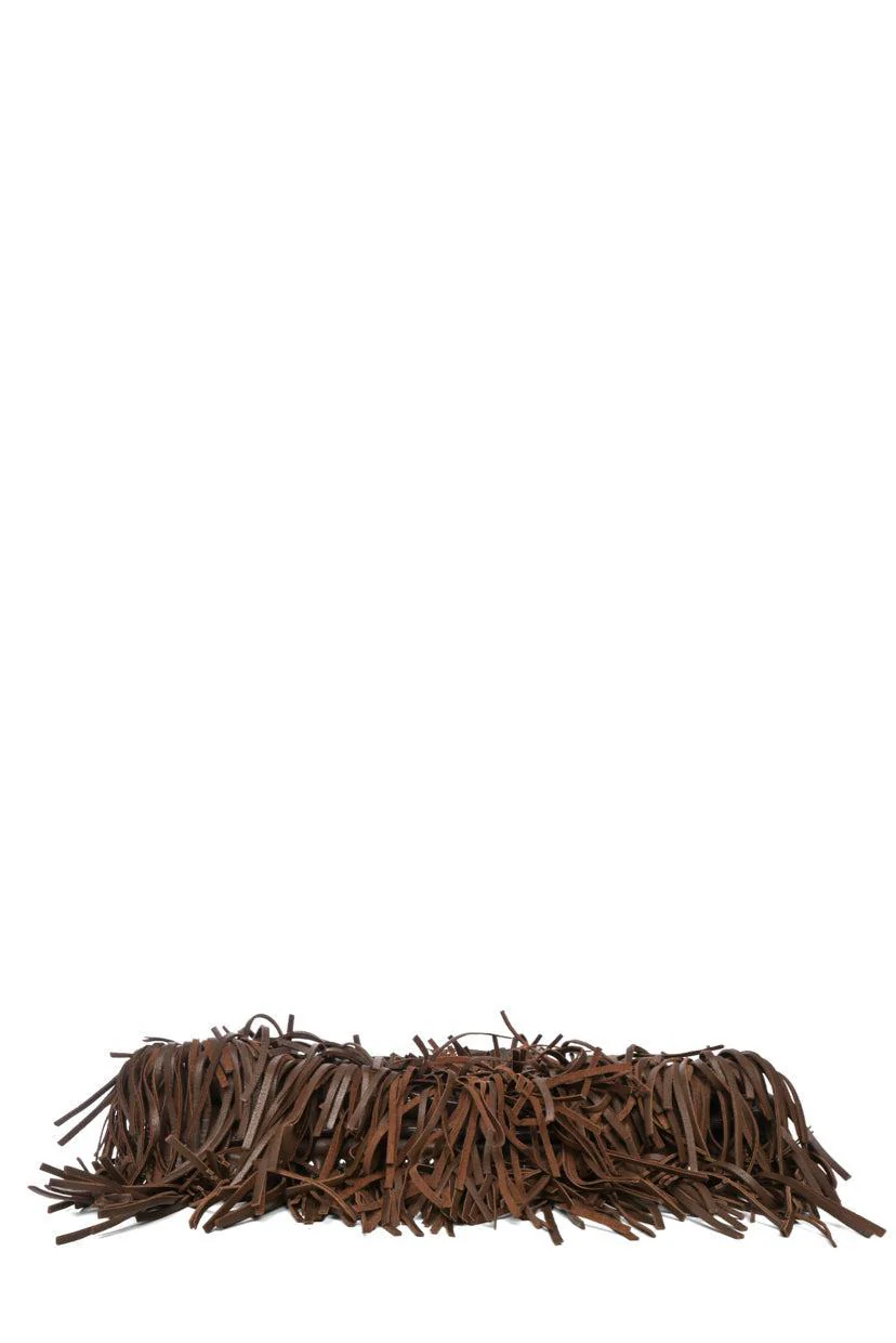 Prada Nappa Fringe Tote - Image 4
