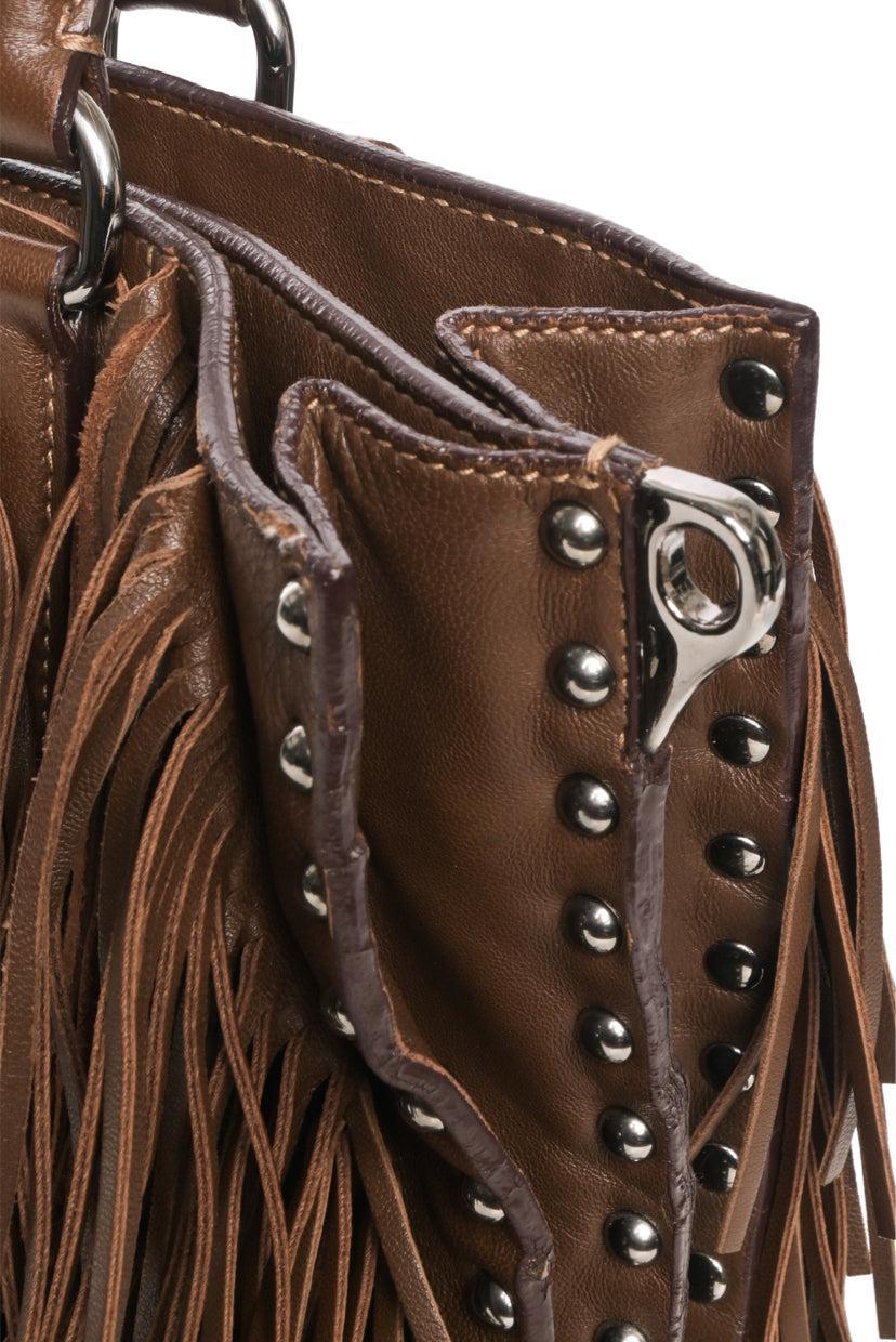 Prada Nappa Fringe Tote - Image 6