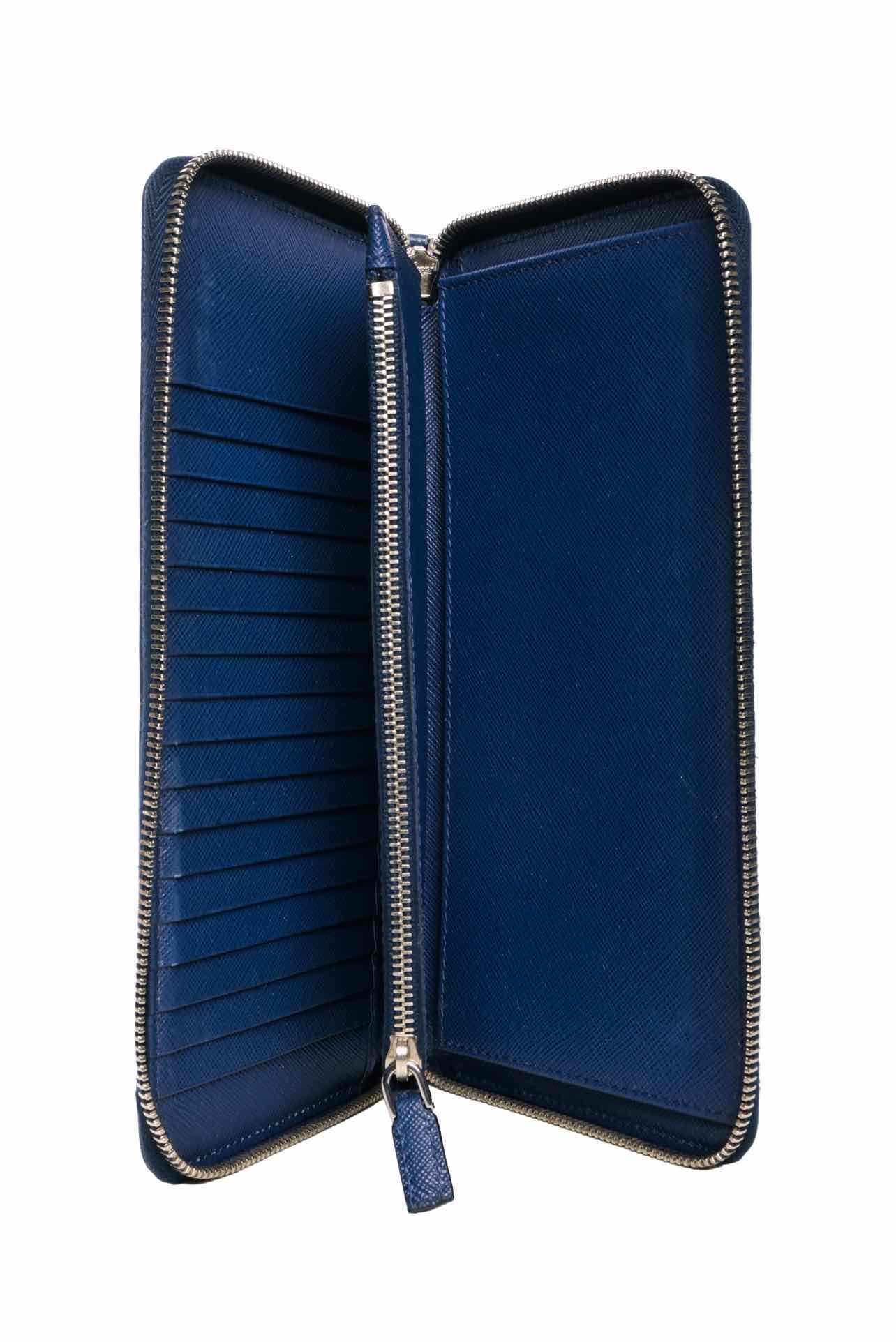 Prada Oversized Saffiano Leather Wallet - Image 4