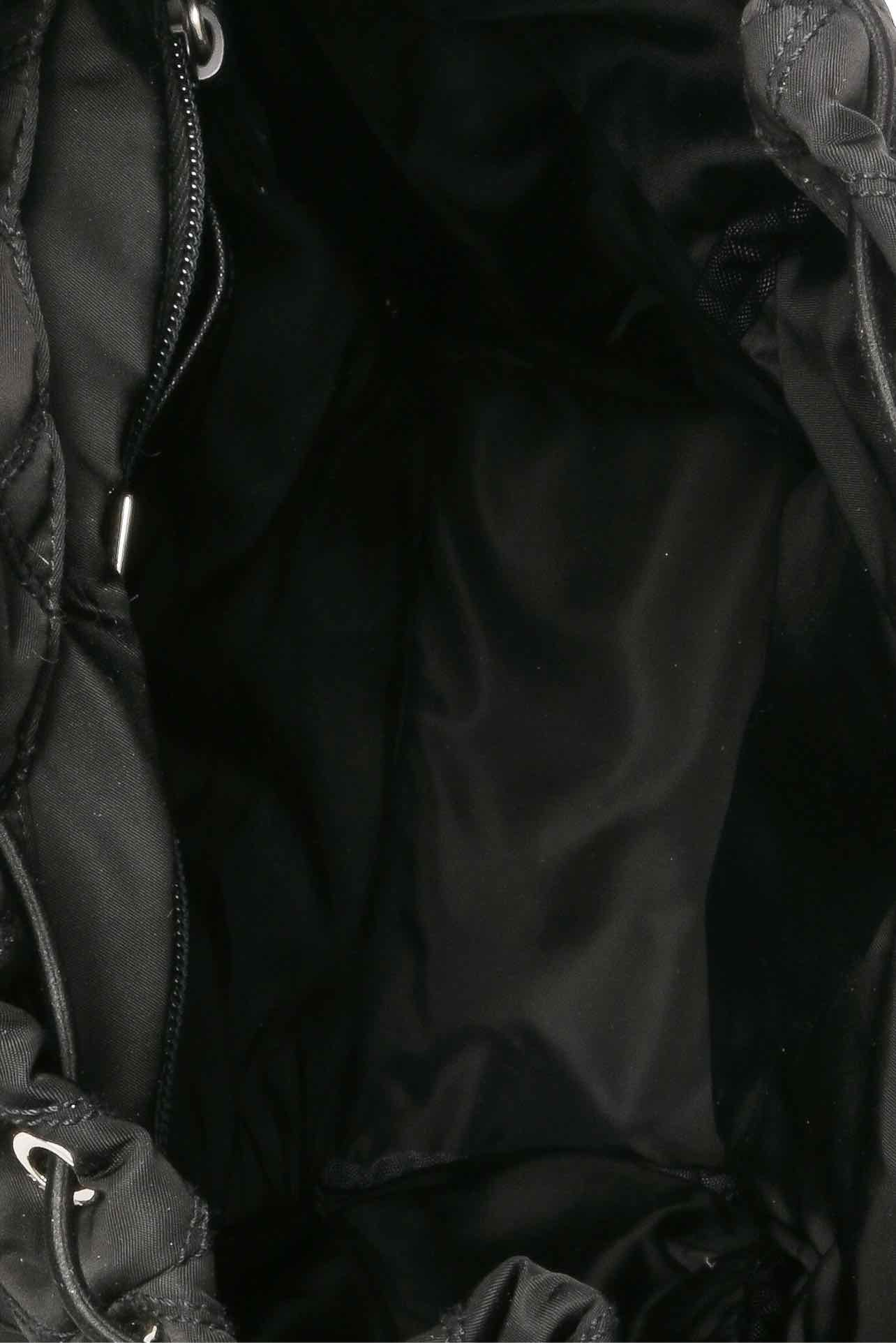 Prada Patch Embellished Quilted Nylon BackPack - Image 11
