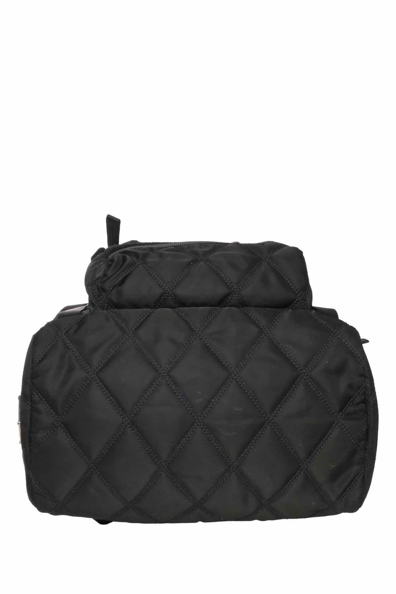 Prada Patch Embellished Quilted Nylon BackPack - Image 9