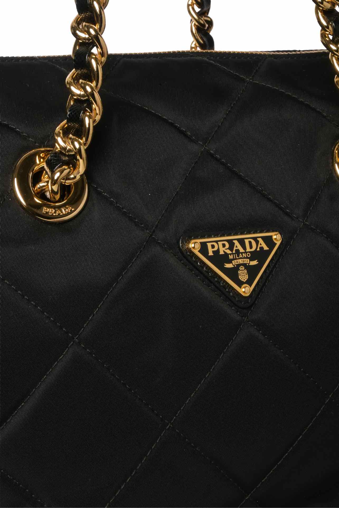 Prada Re-Edition 1995 Chaine Re-Nylon Quilted Tote - Image 3